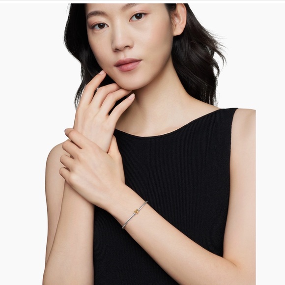 David Yurman Classic Cable Heart Station Bracelet - Picture 7 of 15